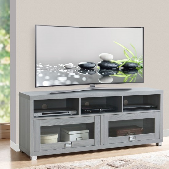 Techni Mobili Durbin TV Stand for TVs up to 65in, Grey