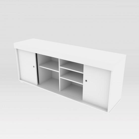 Techni Mobili TV stand with Storage, White