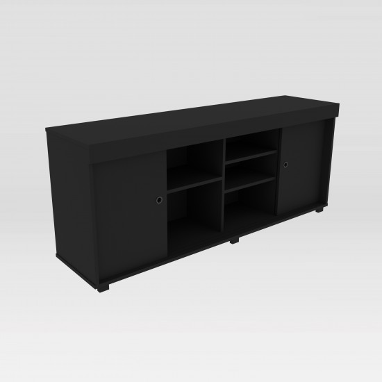 Techni Mobili TV stand with Storage, Black