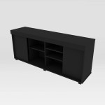 Techni Mobili TV stand with Storage, Black