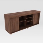 Techni Mobili TV stand with Storage, Walnut