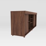 Techni Mobili TV stand with Storage, Walnut