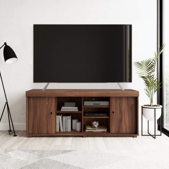 Techni Mobili TV stand with Storage, Walnut