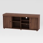 Techni Mobili TV stand with Storage, Walnut