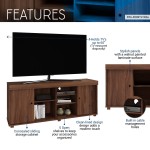 Techni Mobili TV stand with Storage, Walnut