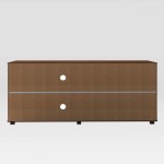 Techni Mobili TV stand with Storage, Walnut