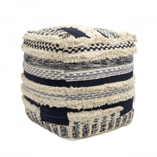 Pasargad Grandcanyon Collection Cotton Pouf