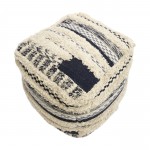 Pasargad Grandcanyon Collection Cotton Pouf