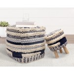 Pasargad Grandcanyon Collection Cotton Pouf