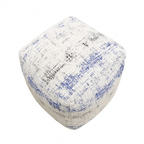 Pasargad Home Grandcanyon Distressed Cotton Pouf