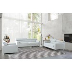 Pasargad Home Serena Modern Silver Sofa with Silver Leg