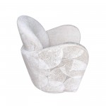 Pasargad Home Maxim Collection Modern Swivel Armchair