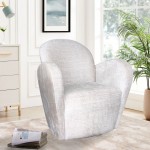 Pasargad Home Maxim Collection Modern Swivel Armchair