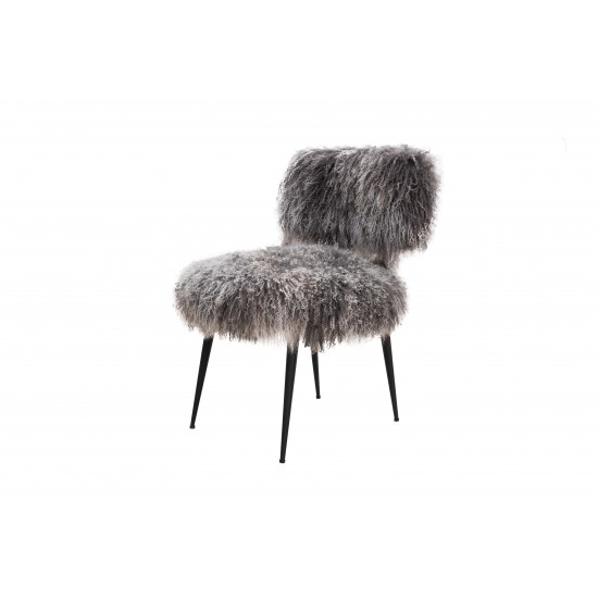 Pasargad Home Sorrento Allesia Modern Chair,Grey
