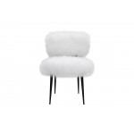 Pasargad Home Sorrento Allesia Modern Chair,White