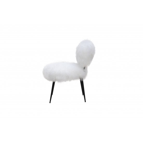 Pasargad Home Sorrento Allesia Modern Chair,White