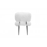 Pasargad Home Sorrento Allesia Modern Chair,White