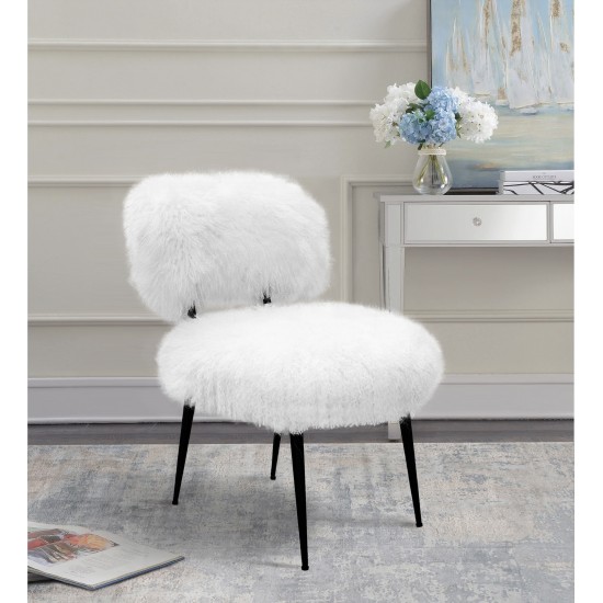 Pasargad Home Sorrento Allesia Modern Chair,White