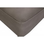 Modern Bari Sectional Sofa with Push Back Functional, Left Facing Grey Color