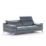 Pasargad Home Casanova Collection Leather Italian Loveseat