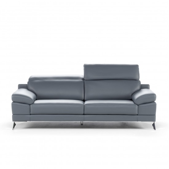 Pasargad Home Casanova Collection Leather Italian Loveseat