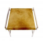 Pasargad Home Eira Cowhide Stool