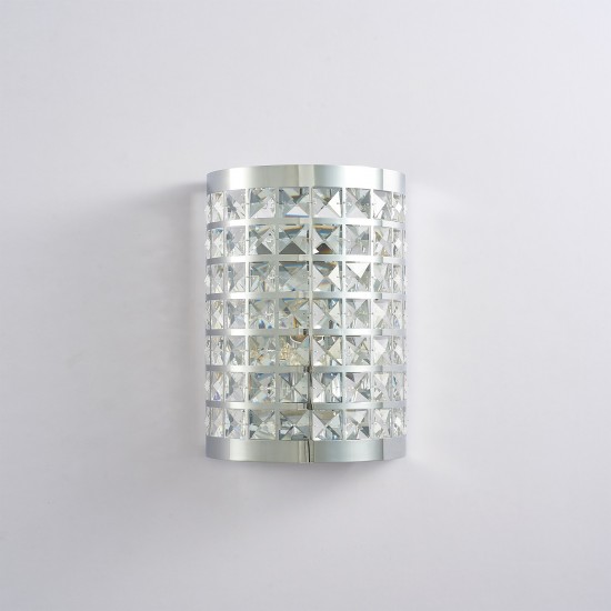 Pasargad Home Rene Collection Metal & Crystal Sconce Lights