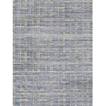 Pasargad Home Slate Collection Hand-Loomed Silk & Wool Rug- 6' 0" X 9' 0"