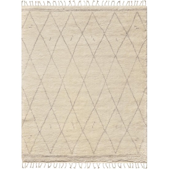 Pasargad Home Casablanca Moroccan Hand-Knotted Wool Area Rug- 7' 9" X 9' 9"