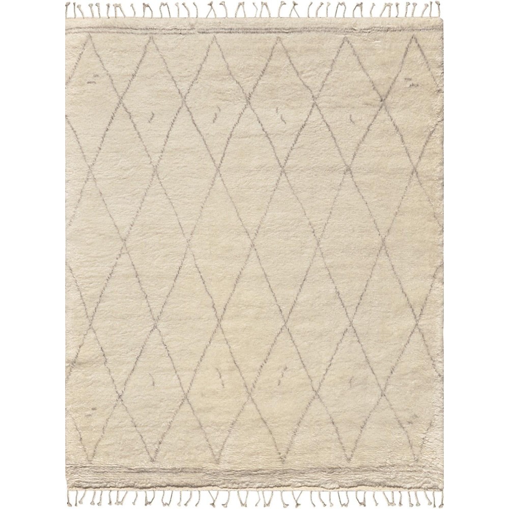 Pasargad Home Casablanca Moroccan Hand-Knotted Wool Area Rug- 7' 9" X 9' 9"