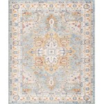 Area Rug Heritage Power-Loomed Polyesterpropyle, Polyesterester Blue 9x12