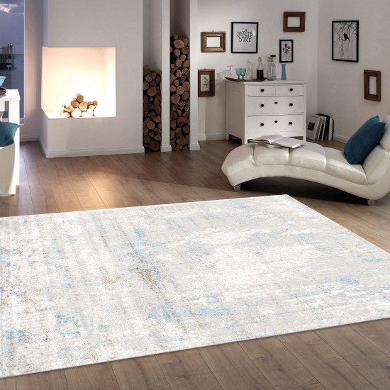 Pasargad Home Stella Design Power Loom Area Rug- 5' 3" X 7' 7" PVHA-16 5x8