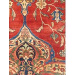 Pasargad Home Antique Ferehan Rust Lamb's Wool Area Rug-13'10" X 20' 3"