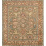 Pasargad Home Nomad Art Hand-Knotted Lamb's Wool Area Rug- 8'11" X 9'10"