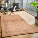 Pasargad Home Gabbeh Hand-Knotted Lamb's Wool Area Rug- 3' 4" X 4' 10"