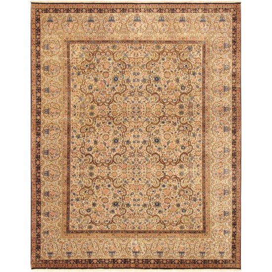 Pasargad Home Lavar Hand-Knotted Lamb's Wool Area Rug- 13' 9" X 15' 4"