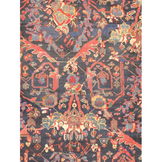 Antique Sultanabad Colletion Hand-Knotted Lamb's Wool Area Rug- 11' 6" X 18' 6"