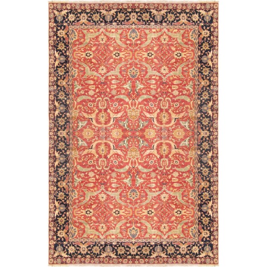 Pasargad Home Agra Hand-Knotted Lamb's Wool Area Rug- 16' 0" X 24' 10"