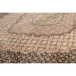 Pasargad Home Tabriz Hand-Knotted Silk & Wool Area Rug- 8'10" X 11'10"