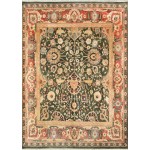 Pasargad Home Agra Collection Hand-Knotted Lamb's Wool Area Rug- 9' 2" X 12' 9"