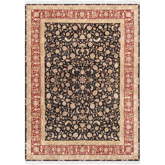 Pasargad Home Tabriz Hand-Knotted Silk & Wool Area Rug- 9' 0" X 12' 0"