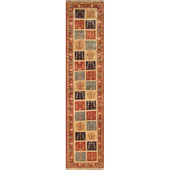 Pasargad Home Sultanabad Hand-Knotted Lamb's Wool Runner- 2'10" X 12' 3"