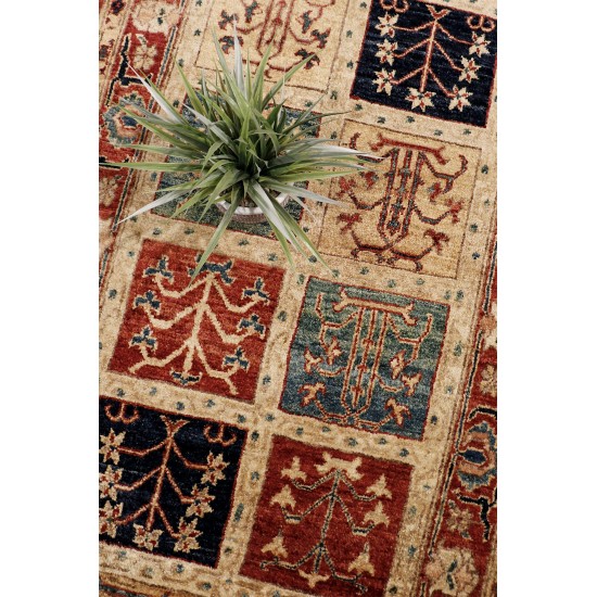 Pasargad Home Sultanabad Hand-Knotted Lamb's Wool Runner- 2'10" X 12' 3"