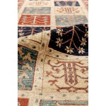 Pasargad Home Sultanabad Hand-Knotted Lamb's Wool Runner- 2'10" X 12' 3"