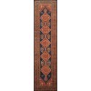 Pasargad Home Antique Malayer Navy Lamb's Wool Area Rug- 4' 0" X 14' 0"