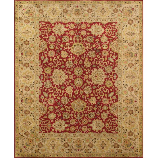 Pasargad Home Sultanabad Hand-Knotted Lamb's Wool Area Rug- 8' 0" X 9' 9"