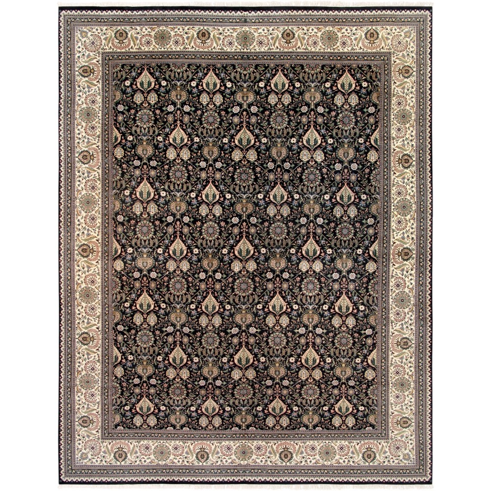 Pasargad Home Tabriz Hand-Knotted Lamb's Wool Area Rug- 11' 10" X 15' 8"