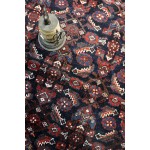 Pasargad Home Antique Bibikabad Collection Navy Wool Area Rug-13' 1" X 18' 5"