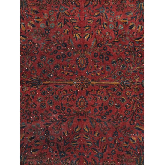 Pasargad Home Kashan Collection Wool Area Rug- 10' 6" X 14'10"