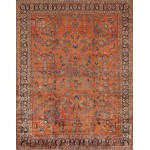 Pasargad Home Sarouk Collection Wool Area Rug- 10' 5" X 13' 6"